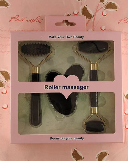3pcs Set Resin Roller Massager for Face Body Gua Sha Face Care Beauty Health Massage Tool Roller Not Jade Stone Facial Massager