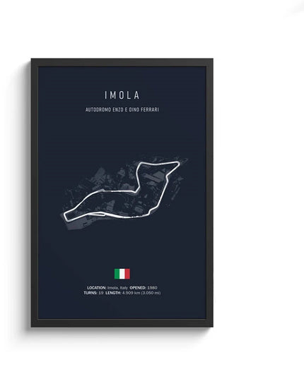 F1 Internationa Track Circuit Canvas Painting F1 Imola Wall Art Nordic Poster Aesthetic Motorsport Race Picture For Home Decor