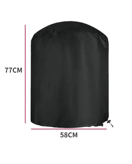 BBQ Cover Anti-Dust Waterproof Heavy Duty Grill Cover Rain Protective Round Rectangle Outdoor Barbecue Cover Accessories