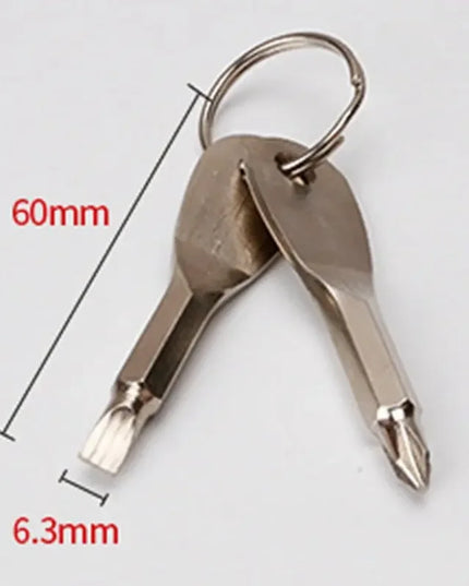 Emergency Key Screwdriver Outdoor Multifunctional Edc Tool Safety Protection Self Defense Prick Cone Combined Tool Set