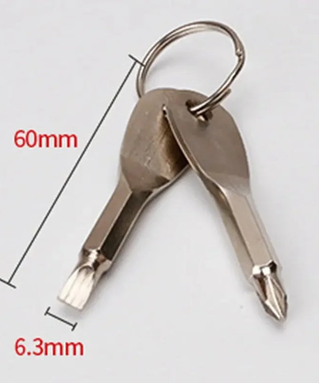 Emergency Key Screwdriver Outdoor Multifunctional Edc Tool Safety Protection Self Defense Prick Cone Combined Tool Set