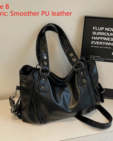 Soft Interior Compartment Shoulder Bags 2025 High Quality Contrasting Colors Bags for Women Fashion Zipper Pu Women's Handbags