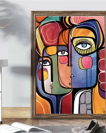 Artist Pablo Picasso Classic Art Canvas Paintings Prints Poster Cubist Style Abstract Character Wall Art Painting for Home Decor