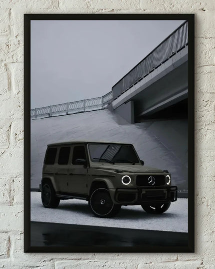 1PC Black And White Luxury Car Art Poster Poster Paper Print Home Living Room Bedroom Entrance Bar Cafe Art Painting Decoration