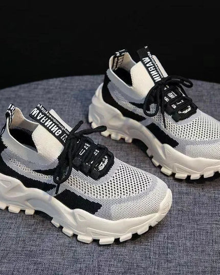 2025 Spring New Ultra-light Running Shoes Sports Women's Shoes Mesh Non-slip Breathable Soft-soled Lightweight Casual Shoes