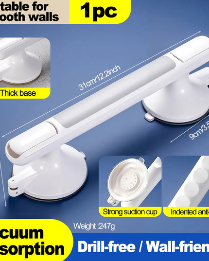Showers Grab Bars Free Punch Bathroom Handle Anti Slip Safety Suction Cups Bathtub Grab Bar For Elderly Children Support