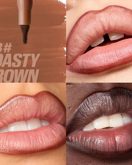 1PCS Velvet Lip Liner Waterproof Smudge Proof Long Lasting Color Highly Pigmented Velvety Texture Precise Definition Makeup