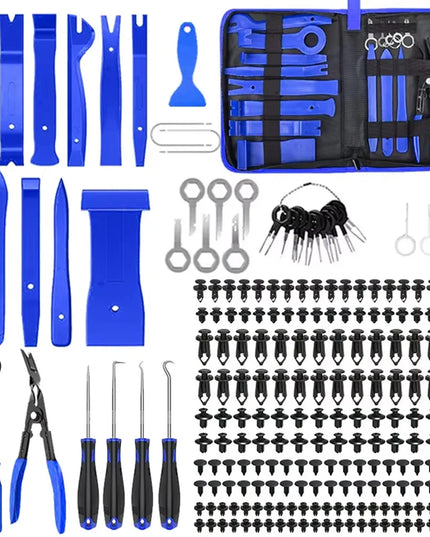 5/12/41/161/231PCS Auto Clip Pliers Fastener Remover Pry Tool Car Trim Removal Tool for Car Audio Dash Door Panel Window Molding