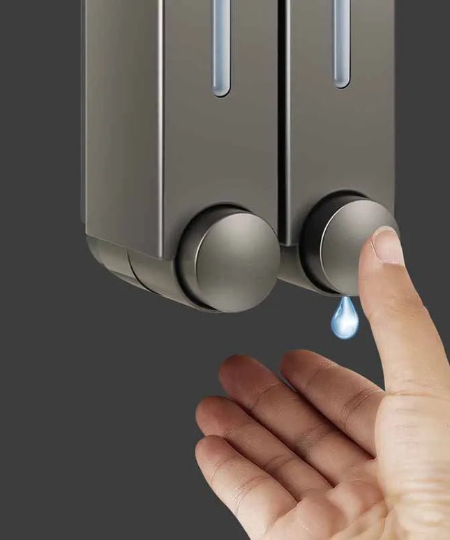 420ML Wall Mounted Bathroom Liquid Soap Dispenser Washing Lotion Hand Sanitizer Kid Family Hotel Kitchen Shower Gel Dispenser