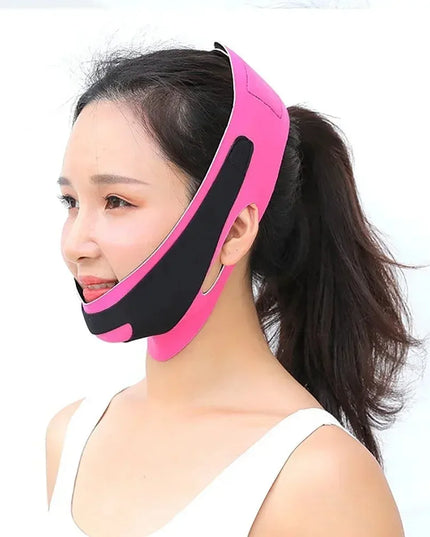Elastic Face Slimming Bandage V Line Face Shaper Women Chin Cheek Lift Up Belt Facial Massage Strap Face Skin Care Beauty Tools