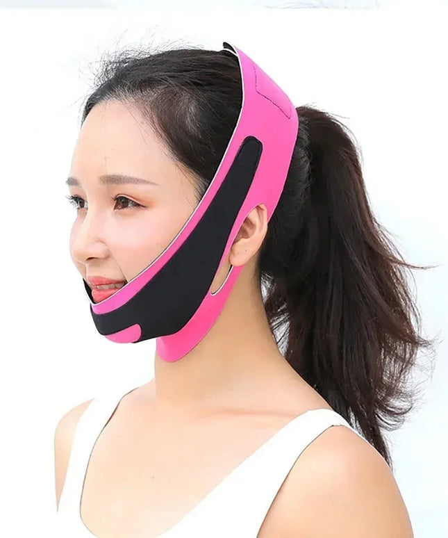 Elastic Face Slimming Bandage V Line Face Shaper Women Chin Cheek Lift Up Belt Facial Massage Strap Face Skin Care Beauty Tools