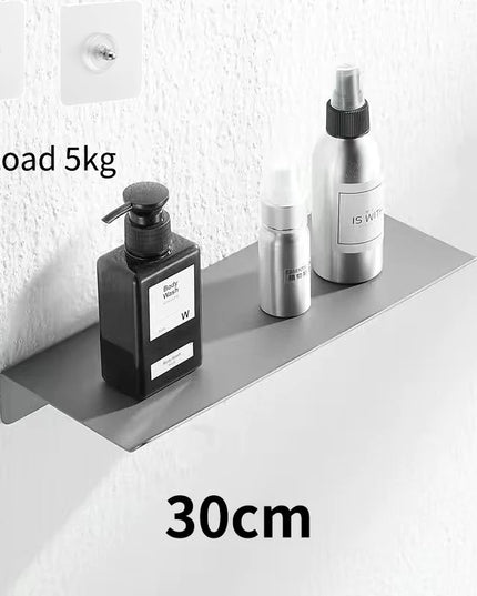 Floating Bathroom Shelves Without Drilling Storage Wall Rack Home Organizer Ledge Hardwares Cabinet Kitchen Accessories Toilet