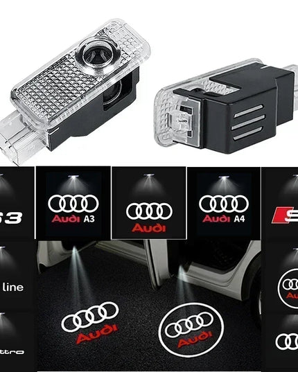 Car Door Welcome Light Led HD Projector Lamp For Audi A3 A4 B8 8P 8V A6 C7 A5 Q5 B7 B6 B9 SLINE QUTTRO RS Q3 Q7 S3 S4 S5 S6 S8
