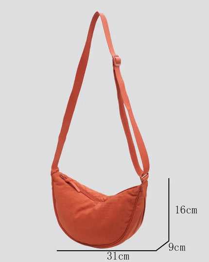 Casual Nylon Hobos Crossbody Bag for Women Designer Shoulder Bags Large Capacity Tote Lady Travel Shopper Bag Female Purses 2025