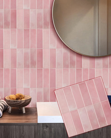 Peel and Stick Wall Tile Stickers Strong Adhesive Wallpaper DIY for Kitchen &Bathroom Backsplash Bathroom RVs Decoration