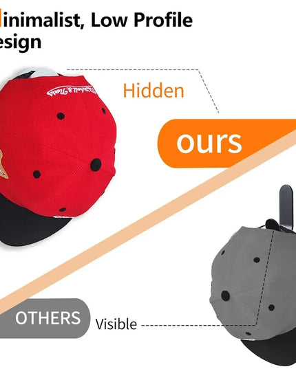 2/4/8/10 Pieces Baseball Casual Hat Storage Box Without Drilling Portable Cap Holder Support Caps Accessories for Caps Organizer