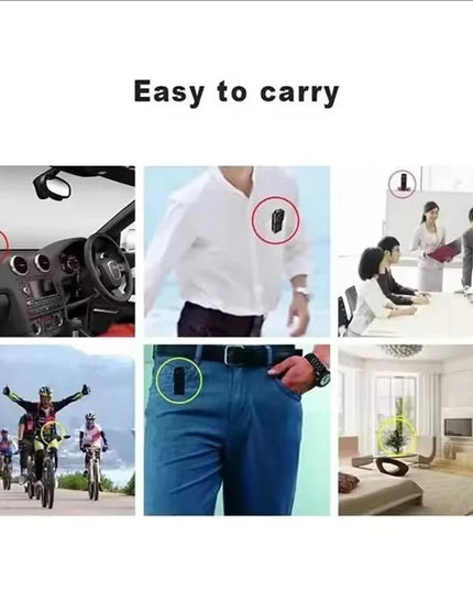 Portable Mini HD DV Camera Body Camcorder Mount Video Recorder Nanny Security Cam Sports DVR Webcam for Home Office Security