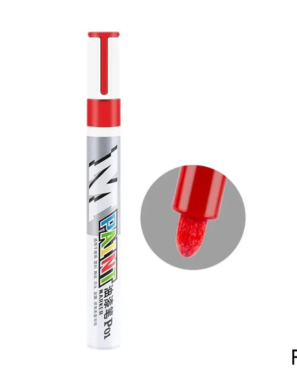 Car paint scratches repair brush pen waterproof water paint marker pen car tire tread care automotive  black white red silver
