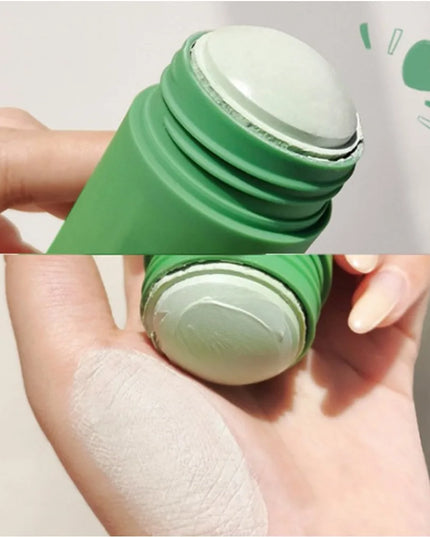 Face Clean Mask Green Tea Cleansing Stick Mask Shrink pores Deep Blackhead Remover facial Cleansing Moisturizing Mask 40g