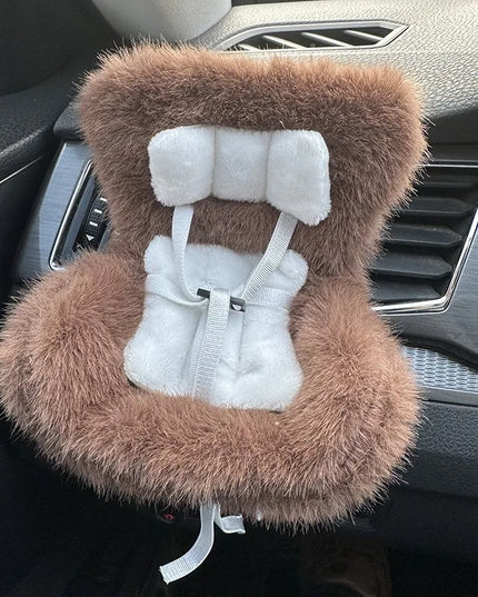 15-17cm Car Doll Seat Safety Seat Cute Doll Air Outlet Decoration High-grade Car Interior Decoration