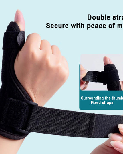 1 Person Thumb Splint Right and Left Hand, Reversible Thumb Support, Tendon Sheath Wrist Protection Thumb Sleeve