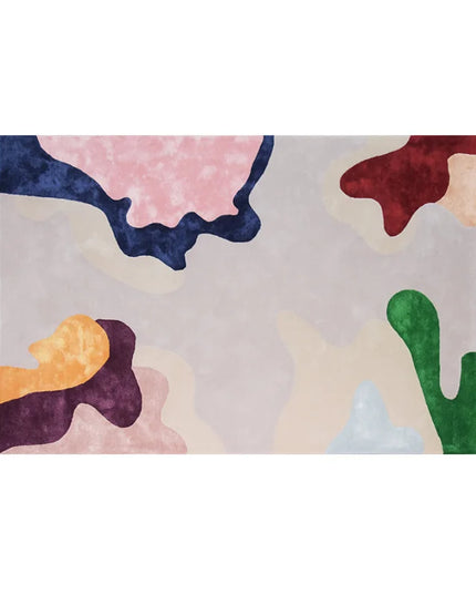 Modern Abstraction Carpets for Living Room Nordic Bedroom Decor Plush Carpet Home Art Floor Mat Large Area Thicken Non-slip Rug