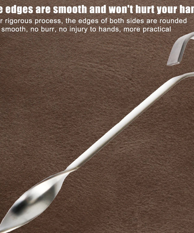 Stainless Steel Barbecue Skewer 6Pcs Wide BBQ Sticks Flat BBQ Fork Outdoor Camping Picnic BBQ Utensil Kitchen Accessories