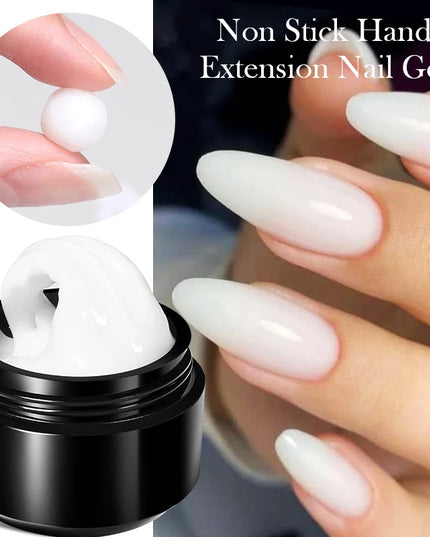 BORN PRETTY 15ml Clear Non Stick Hand Extension Gel 3D Shaping Sculpting Carving Nail Art Solid Hard Gel for Fake Nail