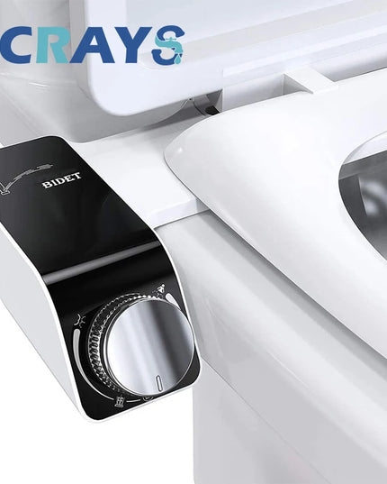 Bidet Toilet Seat Attachment Non-Electric Self-Cleaning Dual Nozzles Wash Hot Cold Mixer Water Lady Bathroom Accessories Sprayer