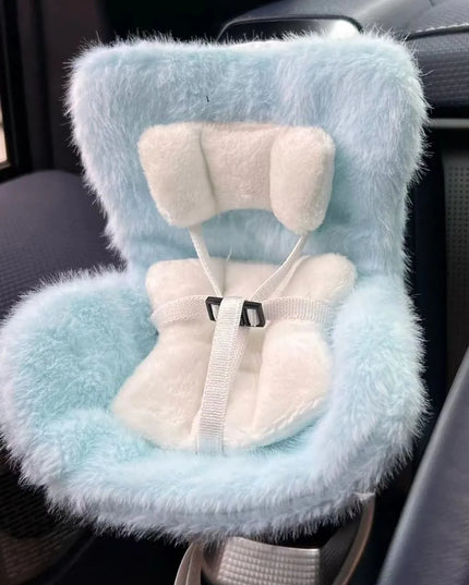 15-17cm Car Doll Seat Safety Seat Cute Doll Air Outlet Decoration High-grade Car Interior Decoration