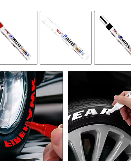 Waterproof Car Tyre Tire Tread Tire Paint Pen Marker DIY Art Drawing Pen Tool For BMW E46 E49 F30 F80 E36 E46 E93 E92 F34 F31 Z4