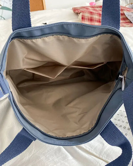 Waterproof Canvas Women Handbags Shoulder Bag Nylon Ladies Messenger Bag Oxford Crossbody Bags Tote Book Bags for Girls Satchels