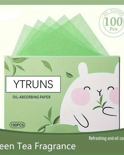 100 Pieces Of Oil Blotting Papers For Long-Lasting Effective Deep Pore Oil Control, Gentle Instant Oil Control For Face