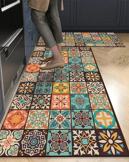 Non-slip Kitchen Carpets for Living Room Long Area Rug Kitchen Floor Mat Carpets Entrance Door Mat Home Decor Alfombra Tapis 러그