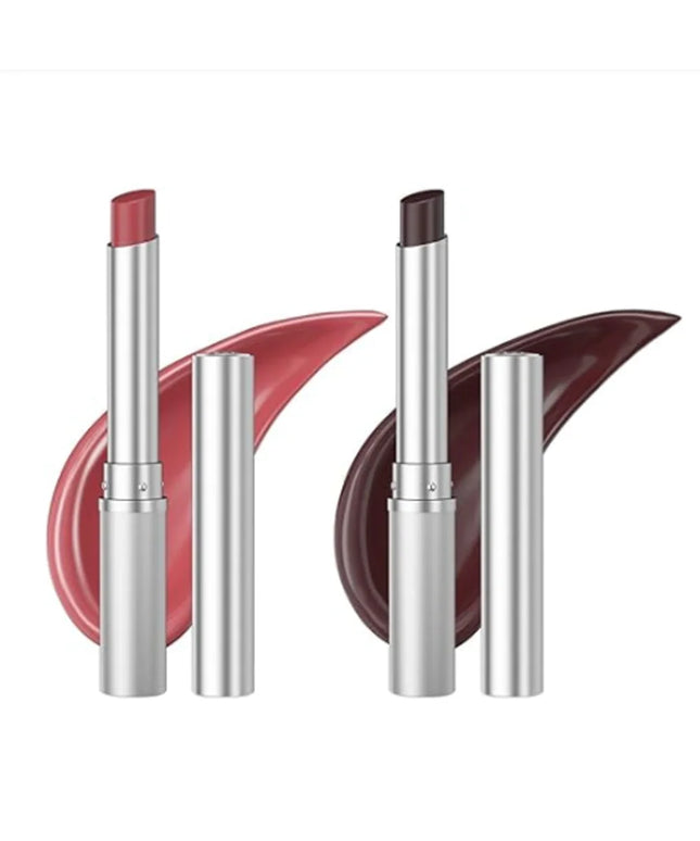 Honey Lipstick Tinted Lip Balm Sheer Lightweight Lip Stain for All Skin Moisturizing Nourishing Lipstick Pack of Black & Pink