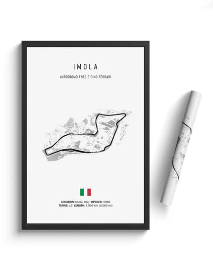 F1 Internationa Track Circuit Canvas Painting F1 Imola Wall Art Nordic Poster Aesthetic Motorsport Race Picture For Home Decor
