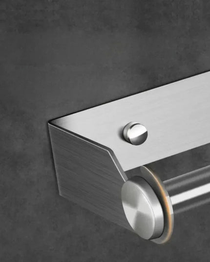 Stainless Steel Paper Towel Holder for Kitchen Wall Mounted Durable Bathroom Tissue Holder Wipe Storage Rack Toilet Accessories