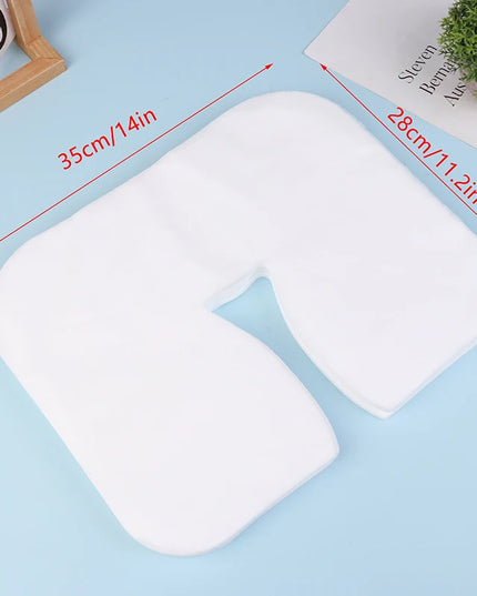 100/200Pcs SPA Face Massage Pad Beauty Salon Massage Headrest Pad Disposable Cotton Pillow Towel Cover Face Skin Care Tool