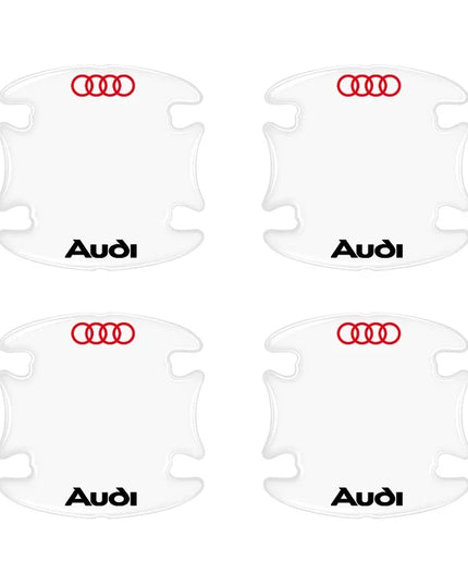 Car Transparent Door Handle Protection Exterior Styling Door Bowl Stickers For Audi A1 A2 A3 A4 A5 A6 A7 A8 Q1 Q2 Q3 Q4 Q5 Q6 Q7