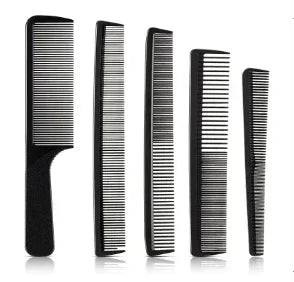 5 Pieces Barber Hairdressing Anti-static and heat-resistant hairdressing Tool comb Portable Styling for Men Wo men Accessories