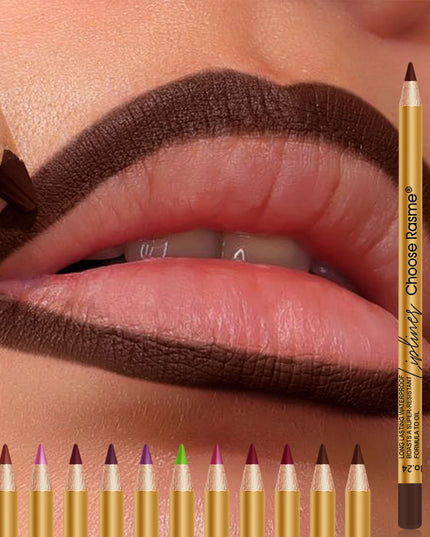 12-color matte lip liner, plumps lips, long-lasting, waterproof, smudge-proof, a must-have for dates and parties