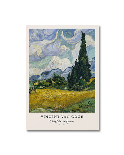 Vincent Van Gogh Writings Prints and Posters Great Work The Starry Night Canvas Painting Decorations for Living Room Wall Art