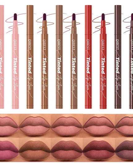 Matte liquid lip liner matte non-stick cup waterproof non-fading lipstick lip pencil