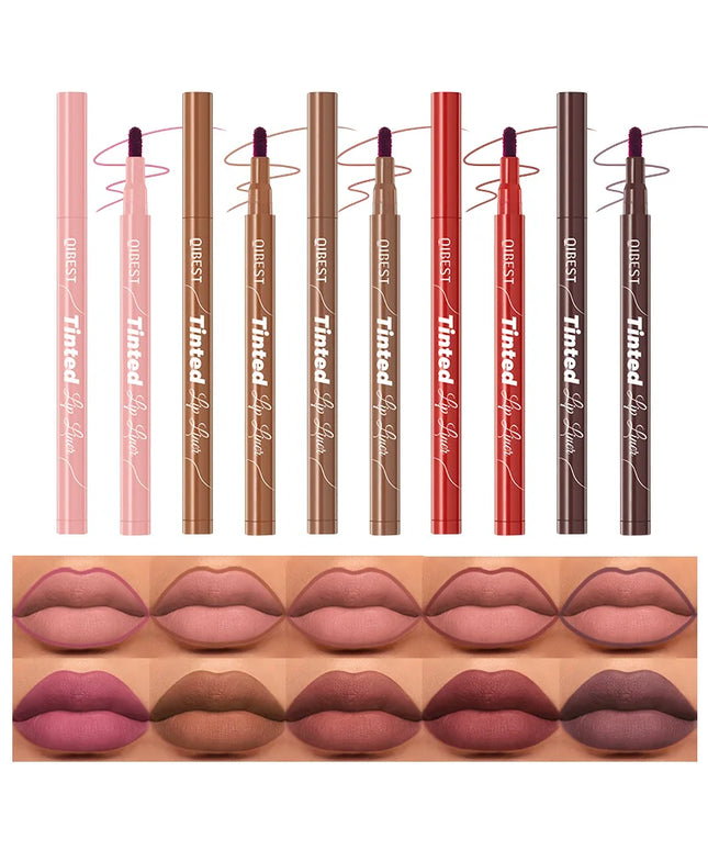 Matte liquid lip liner matte non-stick cup waterproof non-fading lipstick lip pencil
