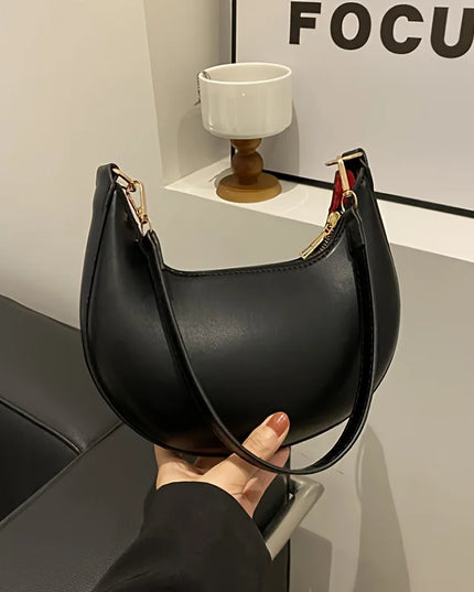 Shoulder Bags Women NEW Fashionable High-end Moon-shaped Baseball Bag Showing Luxury Women's Single Shoulder Bag
