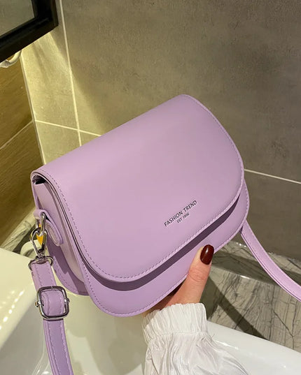 Saddle bag women's crossbody bag bag girl, summer simple fashion trend, foreign shoulder bag women