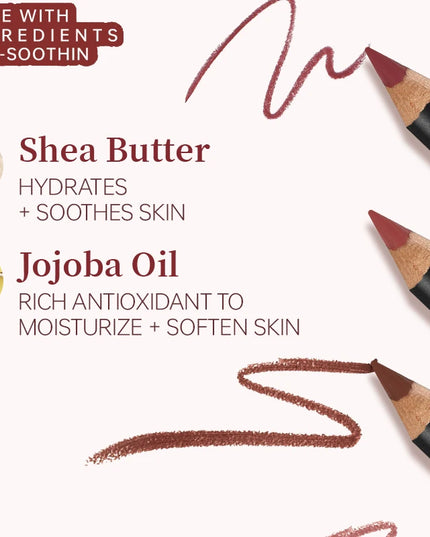 Luxury Matte Lip Liner, Long-Lasting, Smooth Application for Perfect Outline & Filling, Versatile Shades for All Skin Types