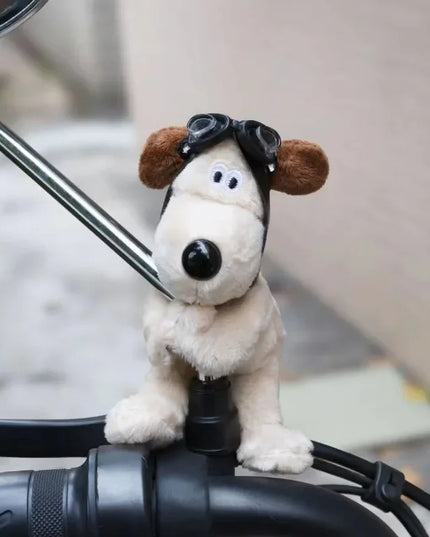 Plush Puppy Clutch Decoration Car Wiper Turn Signal Switch Decoration Cute Dog Car Wiper Doll Interior Accessories