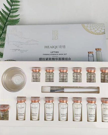 Korean Collagen Hyaluronic Acid Face Mask Repair Firming Lifting Improve Fine Lines Brighten Moisturiz Peptide Essence Skin Care