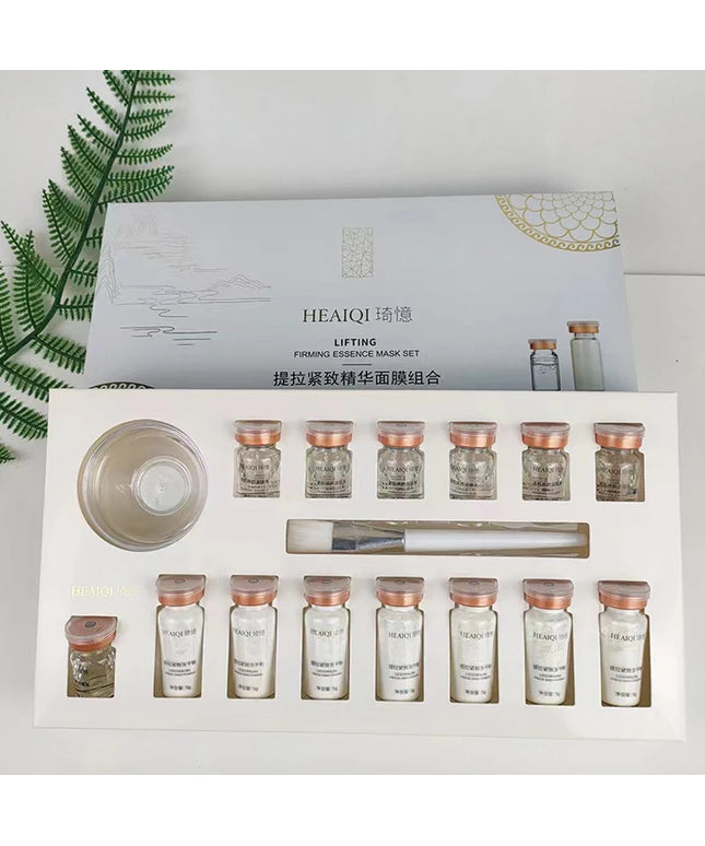 Korean Collagen Hyaluronic Acid Face Mask Repair Firming Lifting Improve Fine Lines Brighten Moisturiz Peptide Essence Skin Care